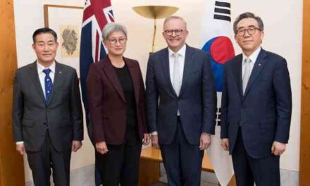 Foreign, Defense Ministers Meet With Australian PM