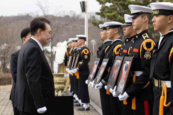 Yoon Says Peace is Defended ‘Through Powerful Strength’ on Anniv. of 2nd Yeonpyeong Battle